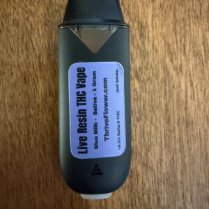 blue milk live resin thca disposable vapes